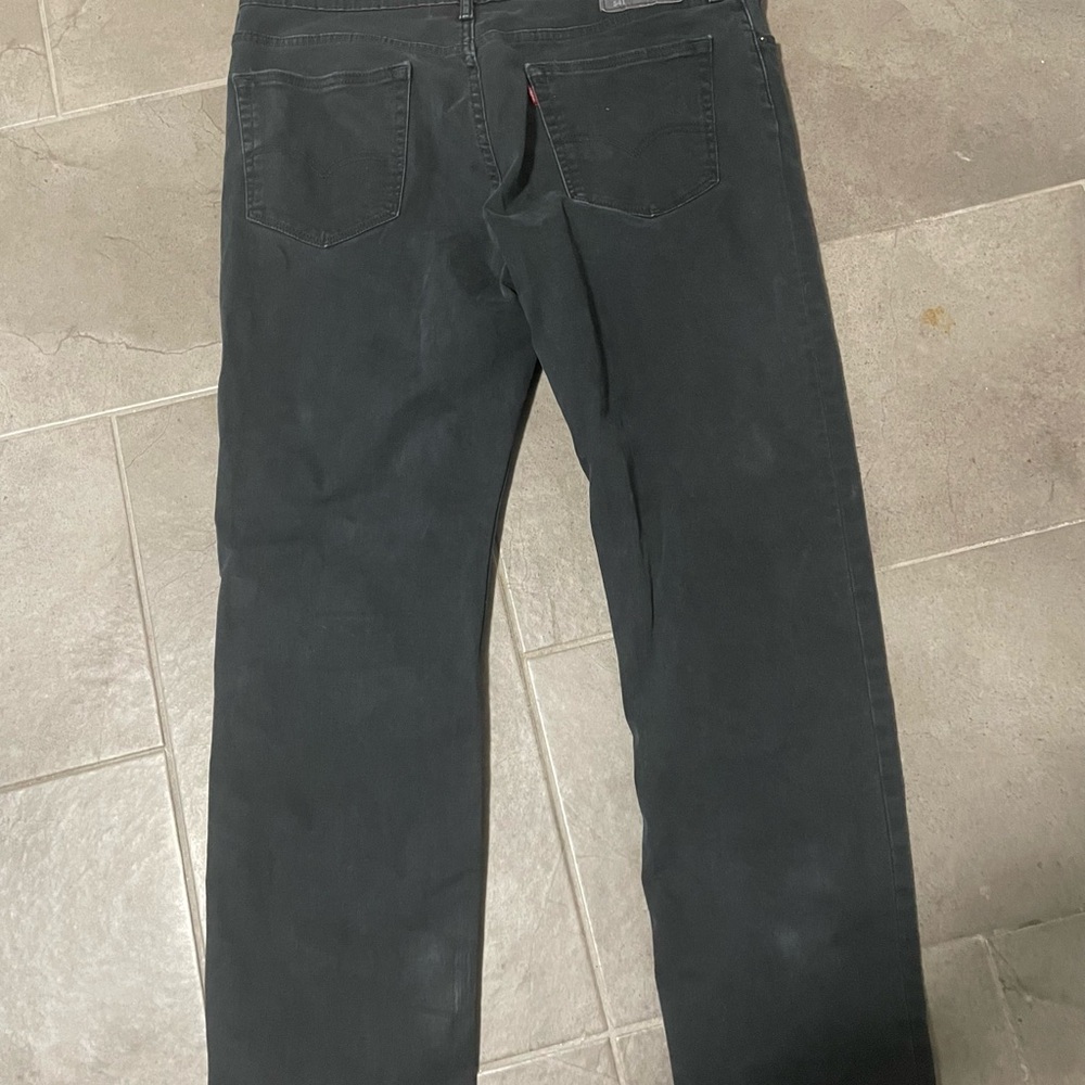 Men's Levi's 541 36 x 34 Denim Dark Black Jeans Red Tag Levi Strauss